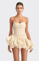 Alia | Strapless Mini – Ruched Bodice Bubble Skirt Cocktail Party Dress