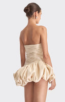 Alia | Strapless Mini – Ruched Bodice Bubble Skirt Cocktail Party Dress