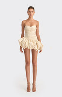 Alia | Strapless Mini – Ruched Bodice Bubble Skirt Cocktail Party Dress