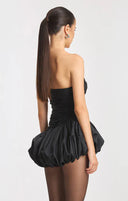 Alia | Strapless Mini – Ruched Bodice Bubble Skirt Cocktail Party Dress