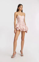 Alia | Strapless Mini – Ruched Bodice Bubble Skirt Cocktail Party Dress