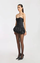 Alia | Strapless Mini – Ruched Bodice Bubble Skirt Cocktail Party Dress