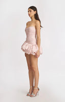 Alia | Strapless Mini – Ruched Bodice Bubble Skirt Cocktail Party Dress