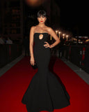 Anika | Strapless Keyhole Maxi – Sweetheart Fishtail Formal Evening Dress