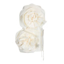 Anna | Satin Strapless Mini – Oversized 3D Rose Flower Front Party Cocktail Dress