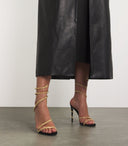 Antonia | Rhinestone Strappy Heels – Evening Spiral Ankle Wrap Stiletto