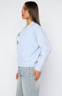 Augusta | Zip Front Knit Cardigan – Crew Neck Drop Shoulder Long Sleeve