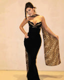 Camryn | Leopard Print Halter Neck Maxi – Sweetheart Bodycon Evening Dress
