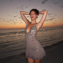 Cecilia | Sequin Halter Mini Dress – Plunge Neck Ruffle Party Dress