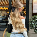 Clodagh | Off Shoulder Knit Top – Casual Foldover Neck Long Sleeve Ribbed
