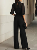 Cozette | Three Piece Knit Set – Casual Cardigan Tank Top Wide Leg Pants