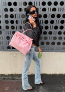 Eileen | Structured Tote Bag – Double Handle Flap Closure