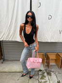 Eileen | Structured Tote Bag – Double Handle Flap Closure
