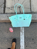 Eileen | Structured Tote Bag – Double Handle Flap Closure