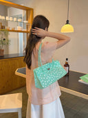 Eileen | Structured Tote Bag – Double Handle Flap Closure