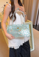 Eileen | Structured Tote Bag – Double Handle Flap Closure