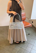 Eileen | Structured Tote Bag – Double Handle Flap Closure
