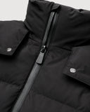 Eira | Belted Hooded Puffer Jacket – Winter High Collar Zip Front Pockets