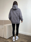 Eleni | Hooded Utility Jacket – Casual Drawstring Waist Long Sleeve Pockets