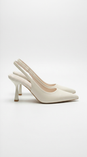 Elizabeth | Slingback Pumps – Pointed Toe High Heel Wedding Guest Shoes