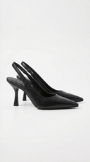 Elizabeth | Slingback Pumps – Pointed Toe High Heel Wedding Guest Shoes