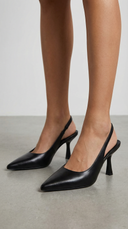 Elizabeth | Slingback Pumps – Pointed Toe High Heel Wedding Guest Shoes