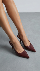 Elizabeth | Slingback Pumps – Pointed Toe High Heel Wedding Guest Shoes