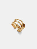 Elliana | Irregular Multi Band Ring – Statement Layered Openwork Textured Detail