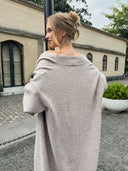 Ensley | Three Piece Knit Set – Lounge Square Neck Cardigan Wide Leg Pants