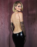Evelynn | Sequin Halter Neck Maxi – Deep V Cut Out Backless Evening Party Dress