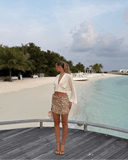 Gwen | Large Paillette Mini –  Sequin Beach Party Festival Skirt