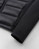 Hilary | Hybrid Puffer Jacket – Winter Hooded Zip Front Long Sleeve Pockets