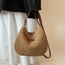 Ida | Woven Shoulder Bag – Crochet Slouch Hobo Everyday Crossbody