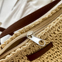 Ida | Woven Shoulder Bag – Crochet Slouch Hobo Everyday Crossbody