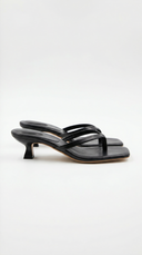 Ieza | Multi Strap Thong Sandals – Square Toe Kitten Heel Slip On Shoes