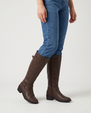 Ilaria | Buckle Knee High Riding Boots – Winter Pointed Toe Low Block Heel