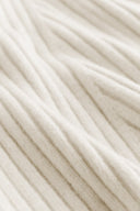 Iliana | Ribbed Knit Mini Dress – Casual Crew Neck Long Sleeve Flared Hem