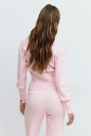 Ismay | Knit Two Piece Set – Casual Button Cardigan Drawstring Wide Leg Pants