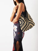 Jenny | Crochet Geometric Tote Bag – Beach Shoulder Open Knit Pattern