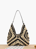 Jenny | Crochet Geometric Tote Bag – Beach Shoulder Open Knit Pattern