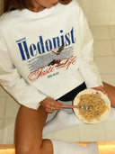 Jillian | Graphic Sweatshirt – Casual Crew Neck Long Sleeve Oversized Print