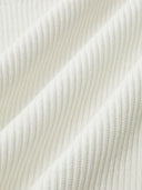 Joella | Sweetheart Knit Top – Casual Long Sleeve Ribbed Pointed Hem