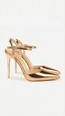 Jula | Pointed Toe Pumps – Ankle Strap Stiletto Heel Evening Shoes