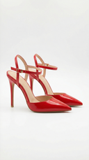 Jula | Pointed Toe Pumps – Ankle Strap Stiletto Heel Evening Shoes