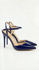 Jula | Pointed Toe Pumps – Ankle Strap Stiletto Heel Evening Shoes