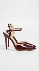 Jula | Pointed Toe Pumps – Ankle Strap Stiletto Heel Evening Shoes