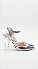 Jula | Pointed Toe Pumps – Ankle Strap Stiletto Heel Evening Shoes