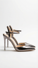 Jula | Pointed Toe Pumps – Ankle Strap Stiletto Heel Evening Shoes