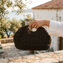 Lio | Woven Textured Hobo Bag – Resort Vacation Handheld Braided Handle