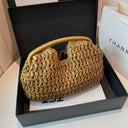 Lio | Woven Textured Hobo Bag – Resort Vacation Handheld Braided Handle